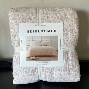 Heirloomed Floral Work Quilt Set